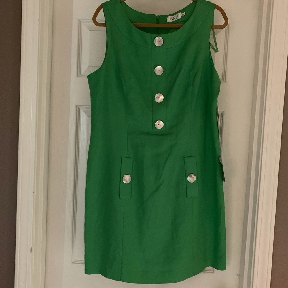 Green summer dress